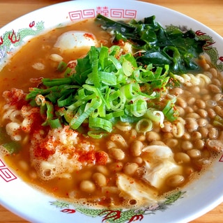 キムチ納豆ラーメン